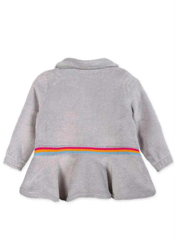 Marisol - Conjunto Longo Peluciado Menina Cinza 6