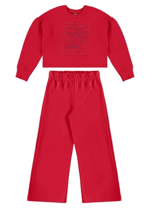 Bee Loop - Conjunto Looking Cute Infantil Vermelho - BEE LOOP