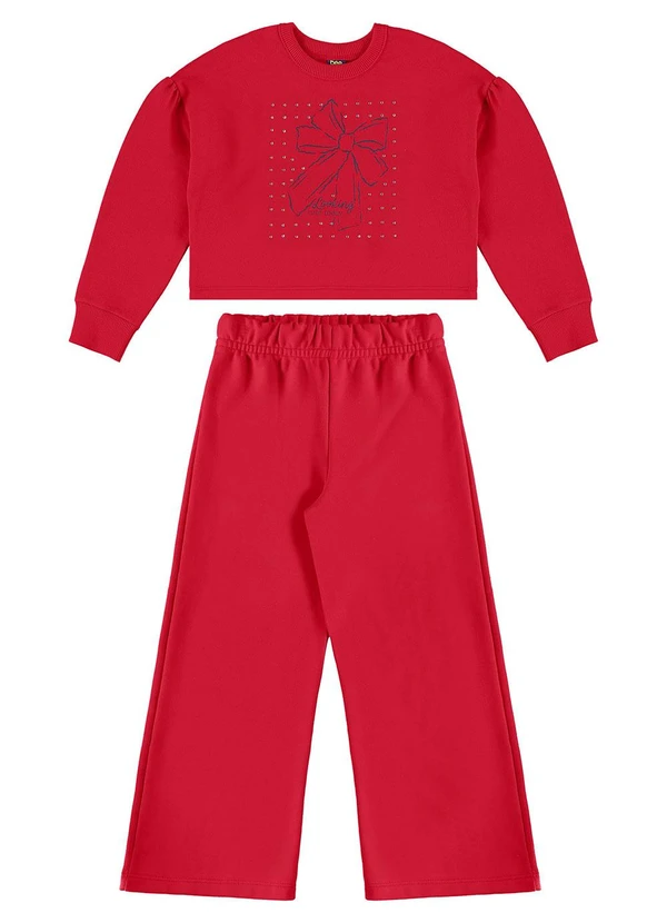 Bee Loop - Conjunto Looking Cute Infantil Vermelho 2