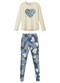 Malwee Kids - Conjunto Love All Rosa Claro - variação: Bege