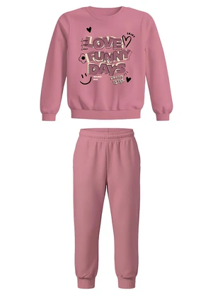 Malwee Kids - Conjunto Love Funny Days Rosê - MALWEE KIDS