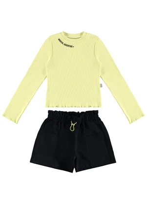 Malwee Kids - Conjunto Magical Adventure Clochard Amarelo - MALWEE KIDS