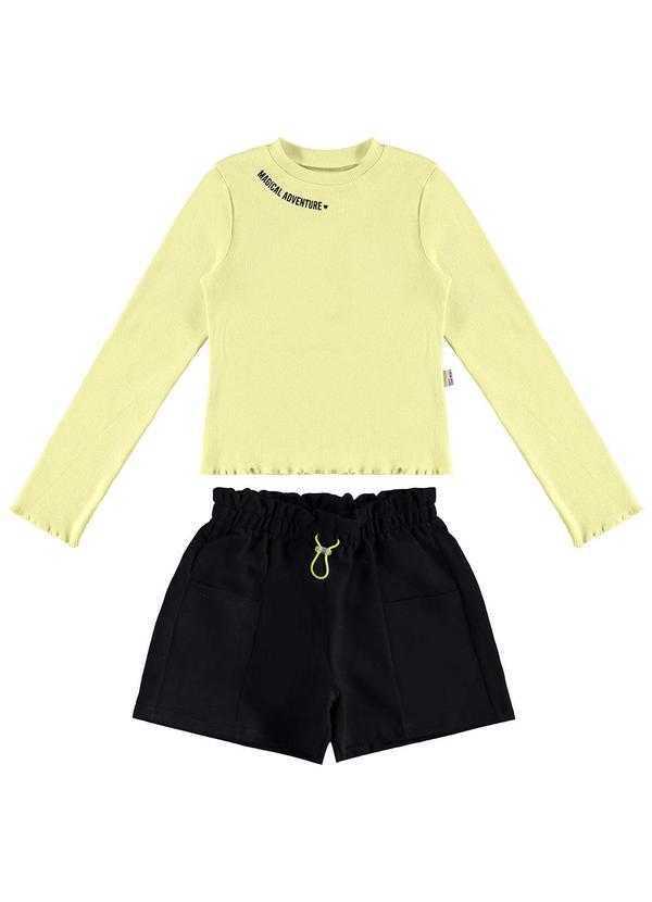 Malwee Kids - Conjunto Magical Adventure Clochard Amarelo