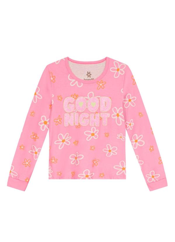 Brandili - Conjunto Malha Infantil Menina Rosa 2