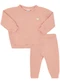 Pulla Bulla - Conjunto Malha Tricot Cinza - variação: Rosa