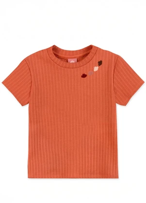 Lilica Ripilica - Blusa Manga Longa Bebê Laranja - LILICA RIPILICA