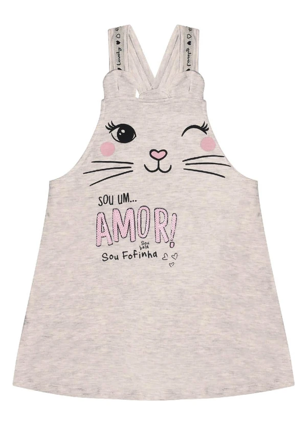 Pulla Bulla - Conjunto Manga Longa Menina Cinza 2