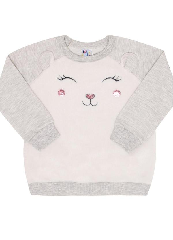 Pulla Bulla - Conjunto Manga Longa MeninaCinza 2