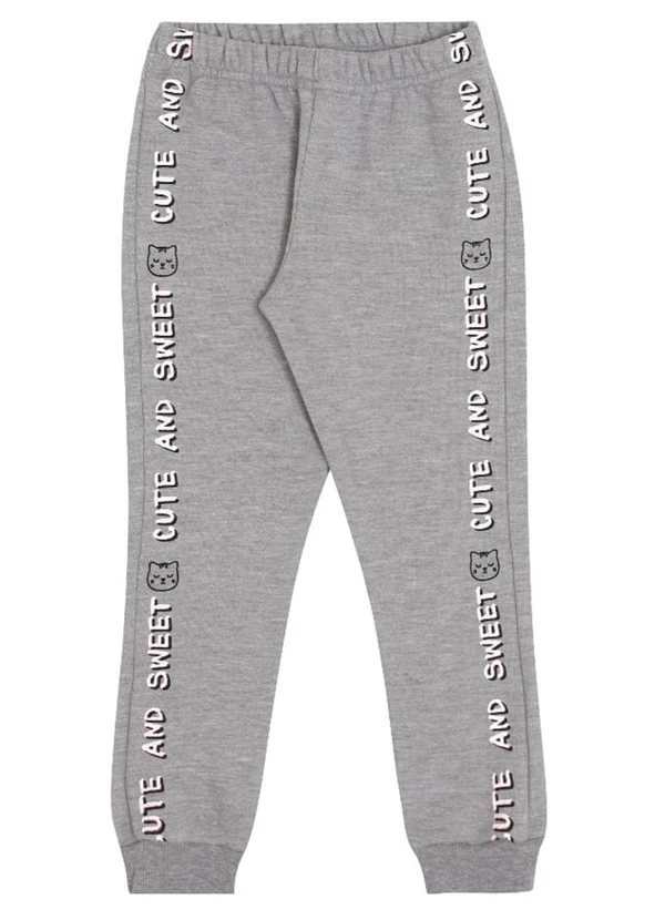 Pulla Bulla - Conjunto Manga Longa MeninaCinza 3