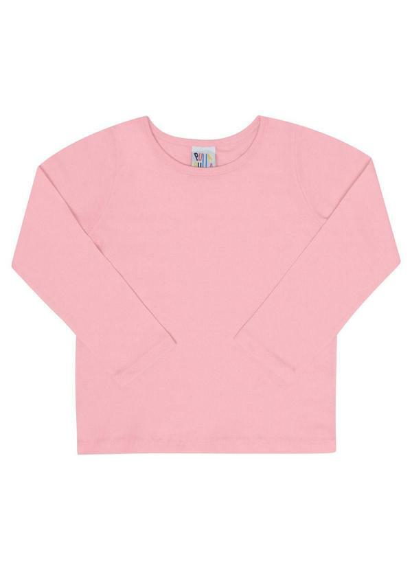 Pulla Bulla - Conjunto Manga Longa Menina Cinza