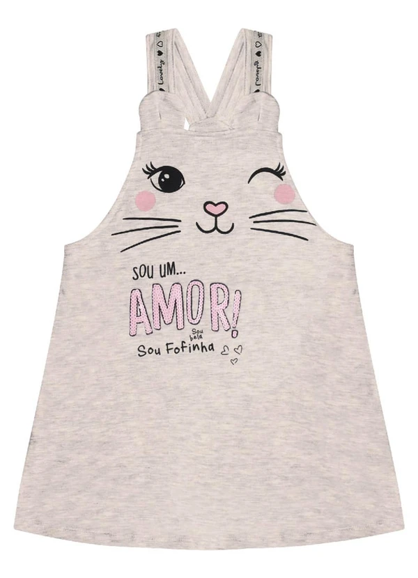 Pulla Bulla - Conjunto Manga Longa Menina Cinza 2