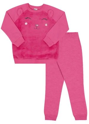 Pulla Bulla - Conjunto Manga Longa MeninaRosa - PULLA BULLA