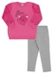 Pulla Bulla - Conjunto Manga Longa MeninaRosa - variação: Rosa