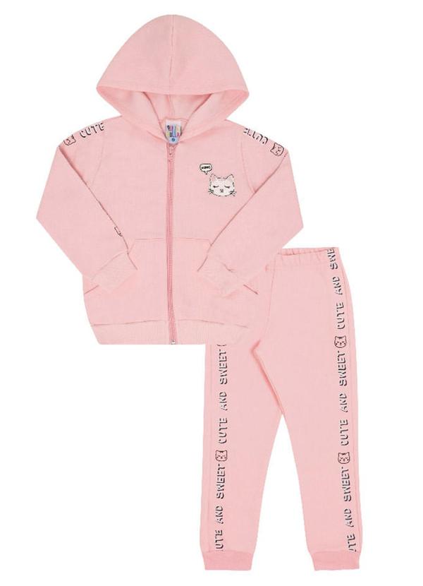 Pulla Bulla - Conjunto Manga Longa MeninaRosa