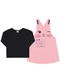 Pulla Bulla - Conjunto Manga Longa Menina Rosa - variação: Rosa
