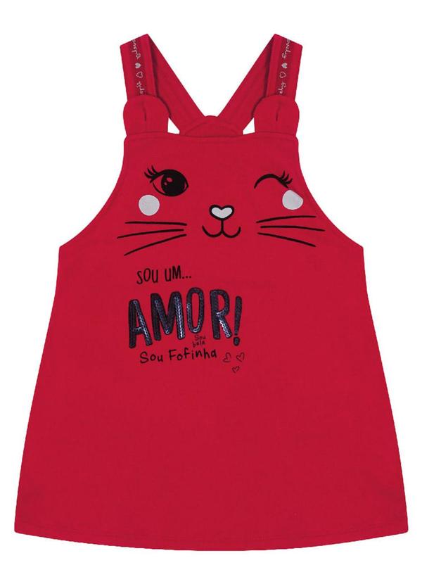 Pulla Bulla - Conjunto Manga Longa Menina Vermelho 2