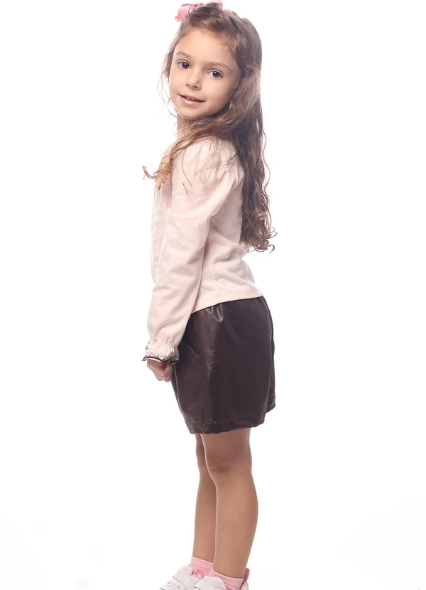 Pulla Bulla - Conjunto Meia Malha e Malha Térmica Cirrê Rosa 2