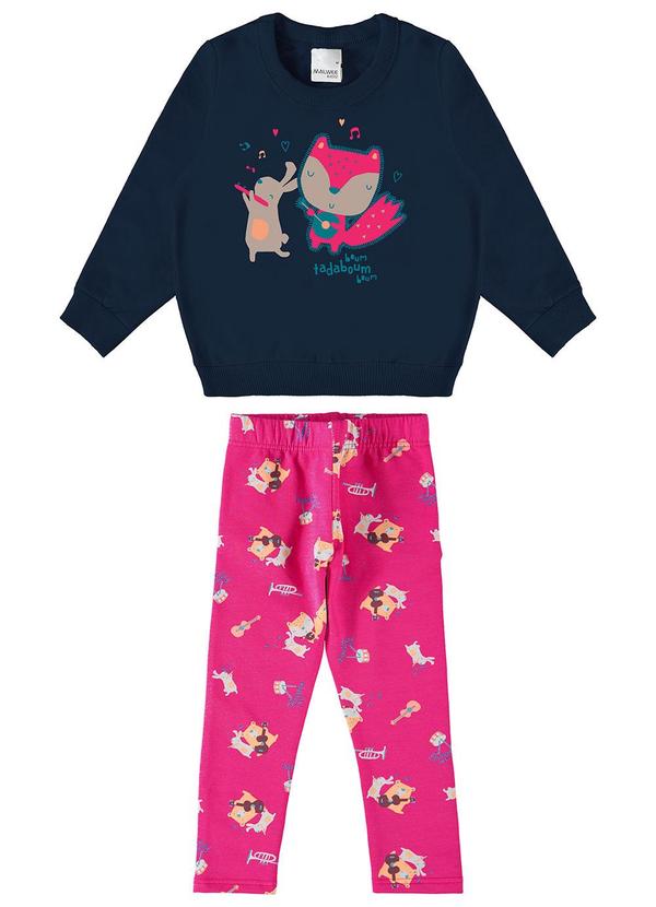 Malwee Kids - Conjunto  Menina Azul