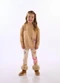Up Baby - Conjunto Menina Blusa Calça Marrom - variação:  