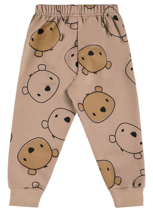 Bee Loop - Conjunto Menina Blusão e Calça Marrom 4