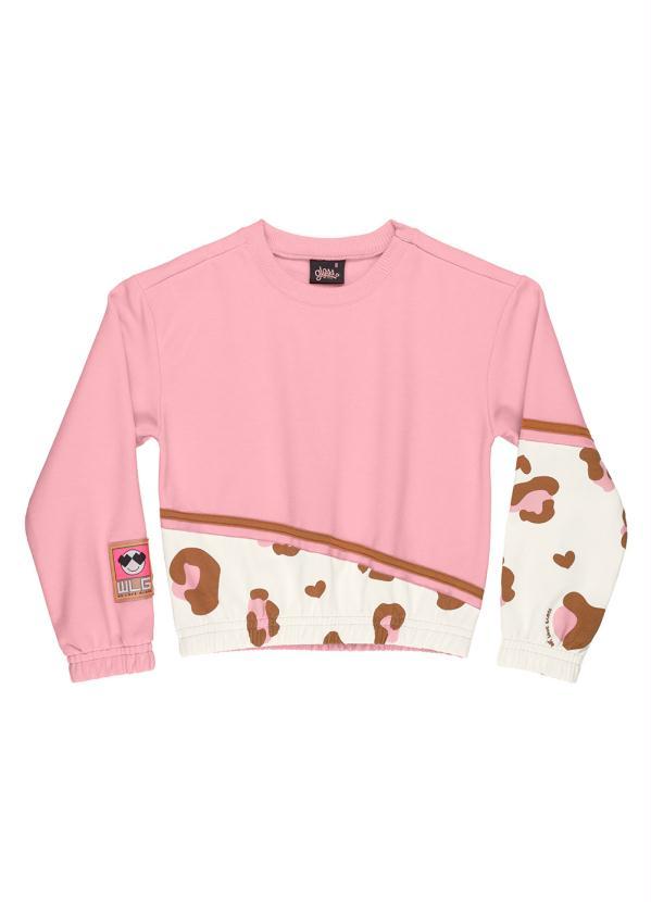 Gloss - Conjunto Menina Blusão e Calça Rosa 3