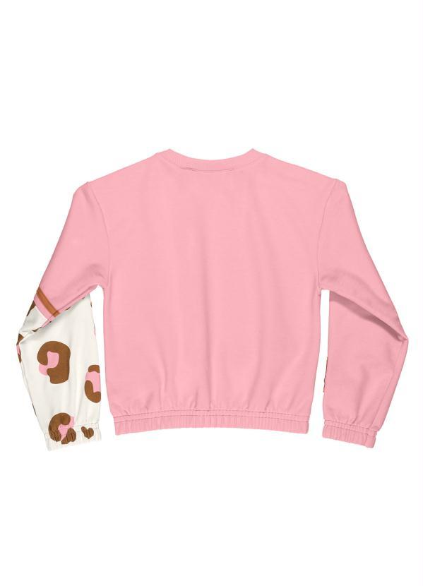 Gloss - Conjunto Menina Blusão e Calça Rosa 4