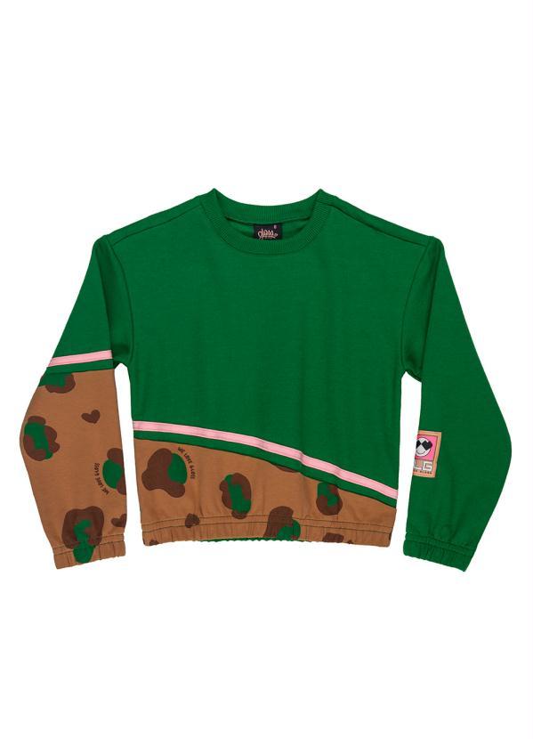 Gloss - Conjunto Menina Blusão e Calça Verde 3