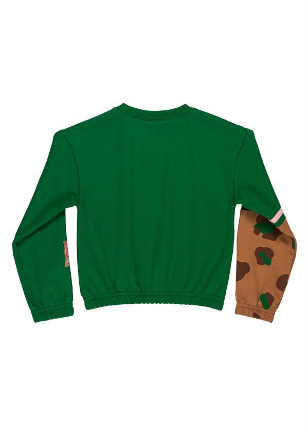 Gloss - Conjunto Menina Blusão e Calça Verde 4