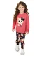 Marlan - Conjunto Menina Blusão e Legging Laranja - variação: Laranja