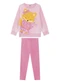 Marlan - Conjunto Menina Blusão e Legging Bege - variação: Rosa