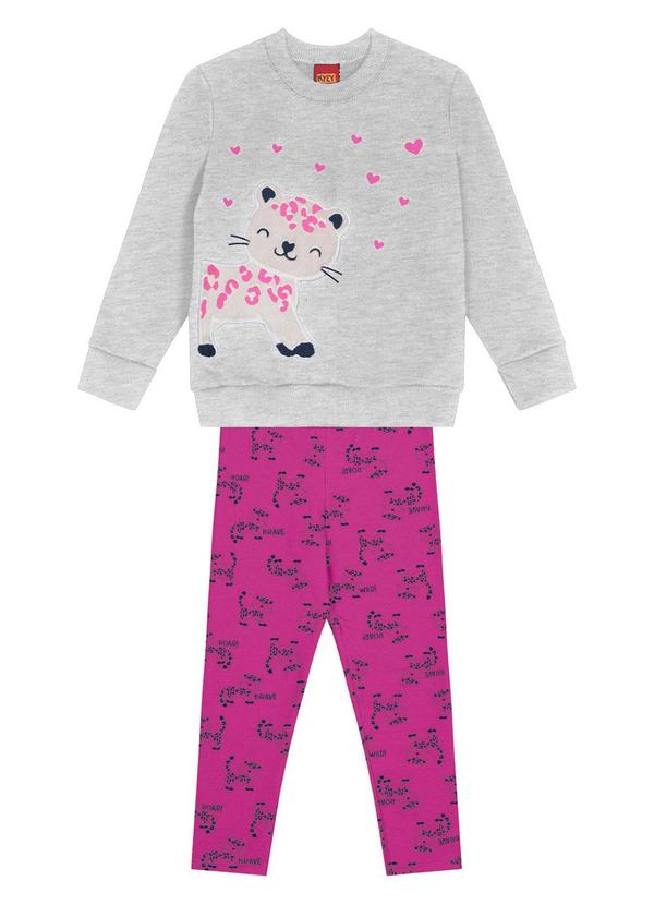 Kyly - Conjunto Menina Cinza