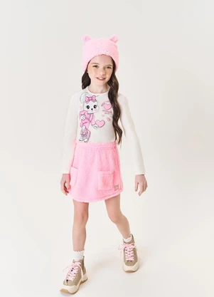 Cinti - Conjunto Menina Coelha Rosa - CINTI