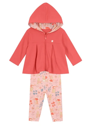 Brandili Baby - Conjunto Menina Coelho Laranja - BRANDILI BABY