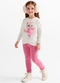 Alakazoo - Conjunto Menina com Legging e Blusão Branco - variação: Branco
