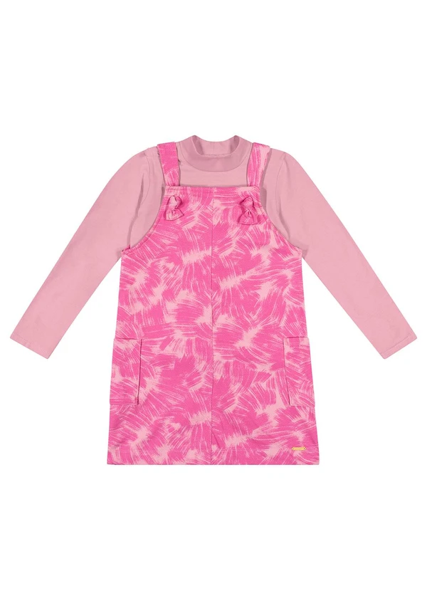 Colorittá - Conjunto Menina com Vestido Rosa