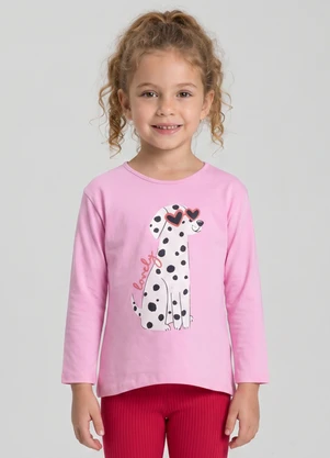 Guloseima - Conjunto Menina de Blusa e Legging Rosa - GULOSEIMA