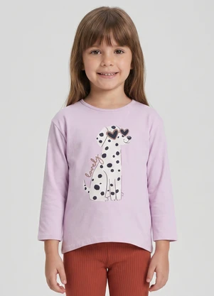 Guloseima - Conjunto Menina de Blusa e Legging Roxo - GULOSEIMA