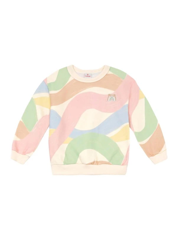 Brandili - Conjunto Menina em Moletom Azul 3