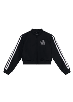 Brandili - Conjunto Menina em Moletom Sport Preto - BRANDILI