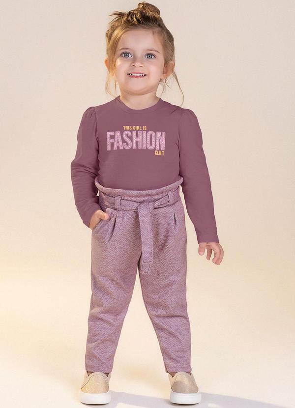 Colorittá - Conjunto Menina Fashion Girl Roxo