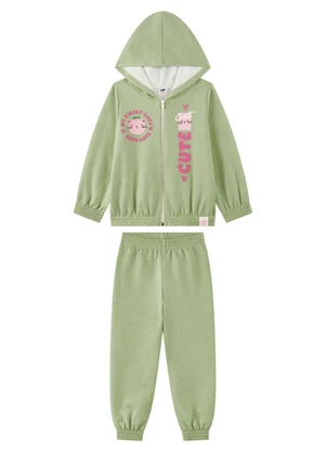 Marlan - Conjunto Menina Jaqueta e Calça Verde - MARLAN