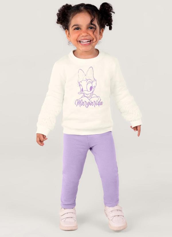 Brandili - Conjunto Minnie Infantil Menina Natural