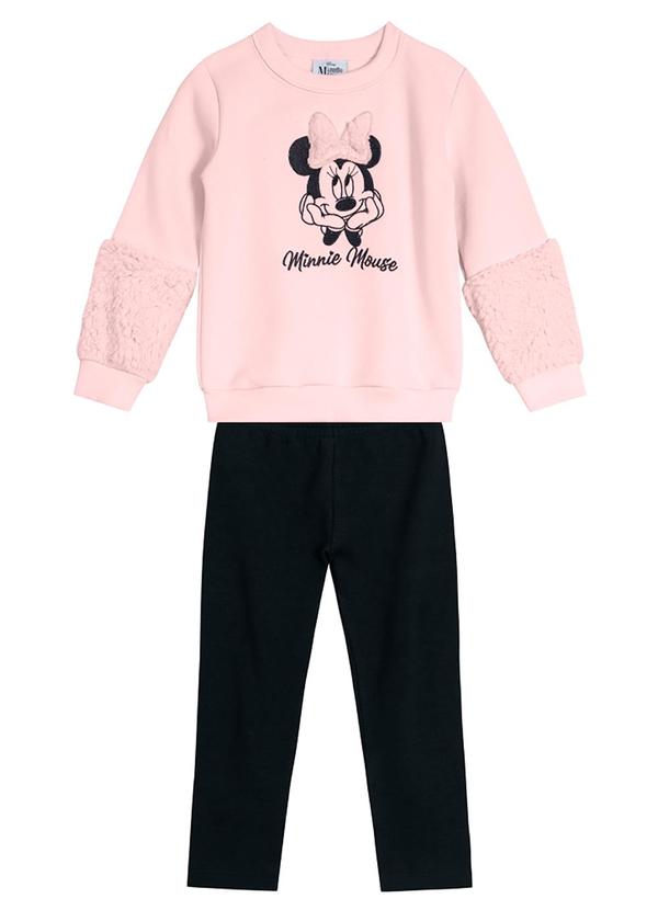 Brandili - Conjunto Minnie Infantil Menina Rosa 2