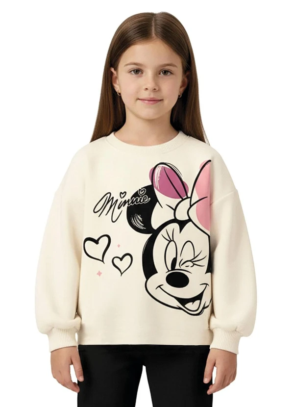 Malwee Kids - Conjunto Minnie Mouse® em Moletom Bege