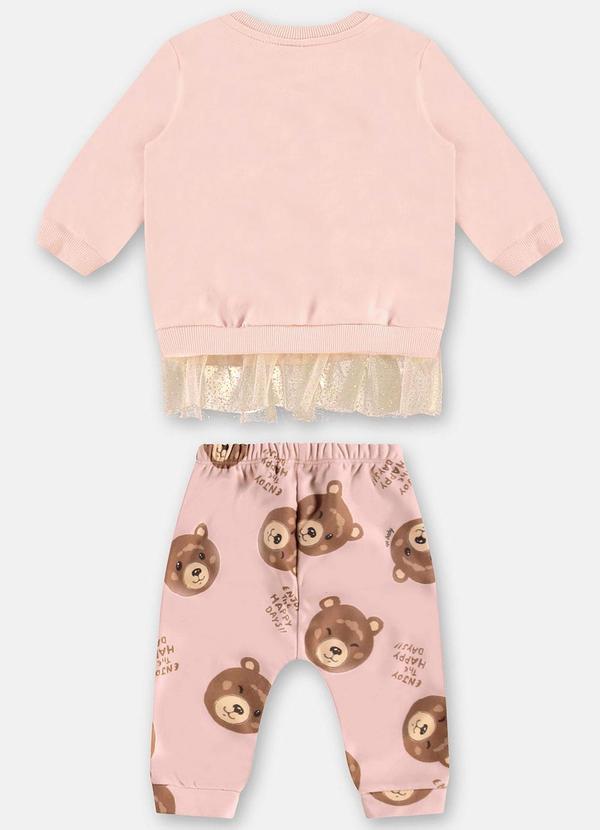 Up Baby - Conjunto Molecotton Bebê Rosa 3