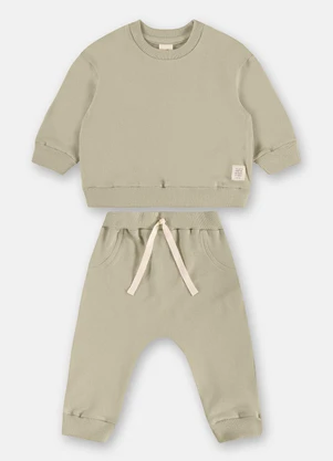 Up Baby - Conjunto Molecotton Bege - UP BABY