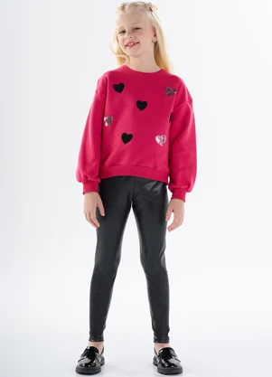 Pulla Bulla - Conjunto Moletinho e Malha Térmica Cirrê Rosa - PULLA BULLA