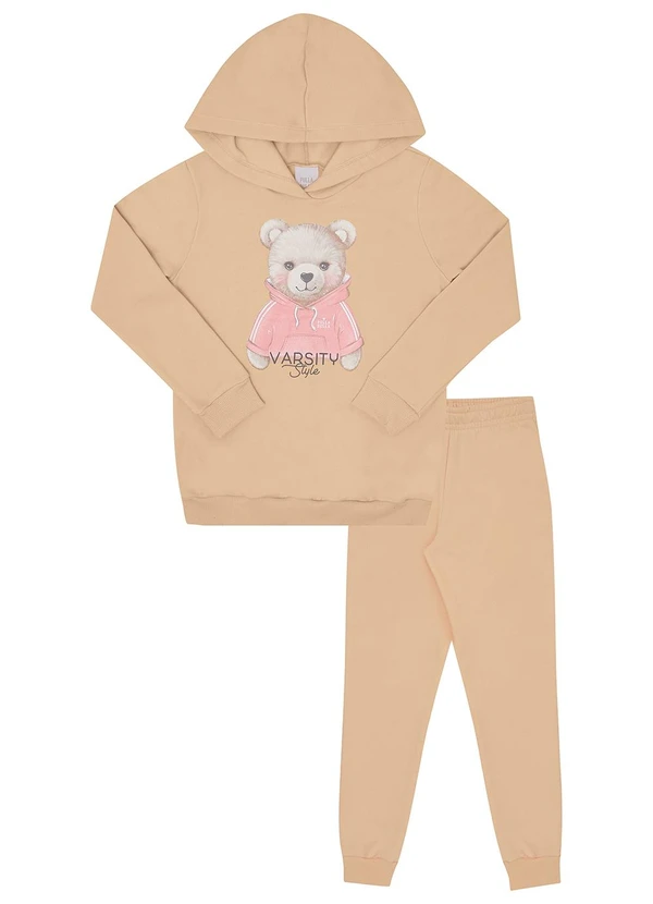 Pulla Bulla - Conjunto Moletom Bege 2