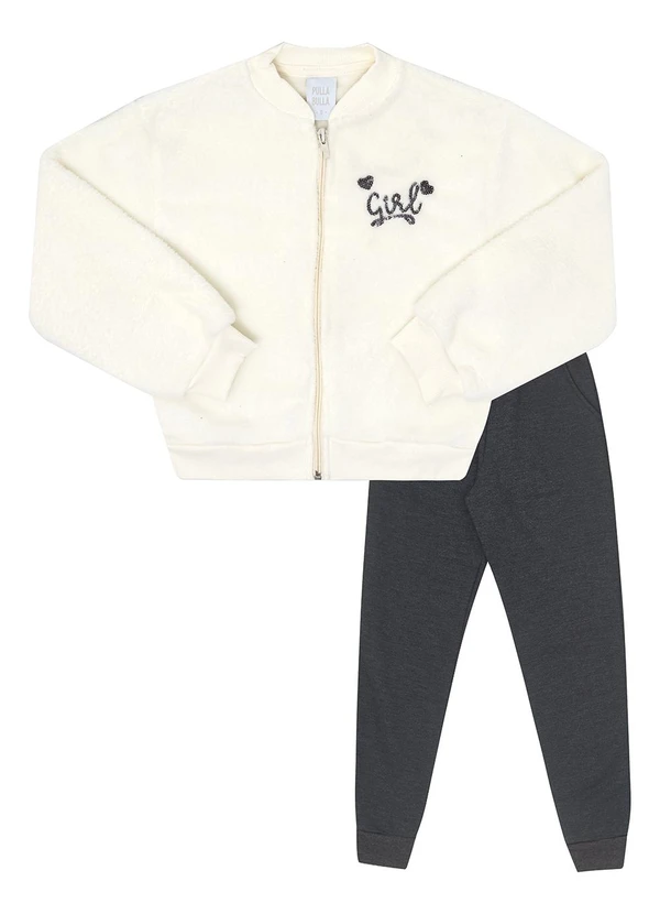 Pulla Bulla - Conjunto Moletom  Bege 2
