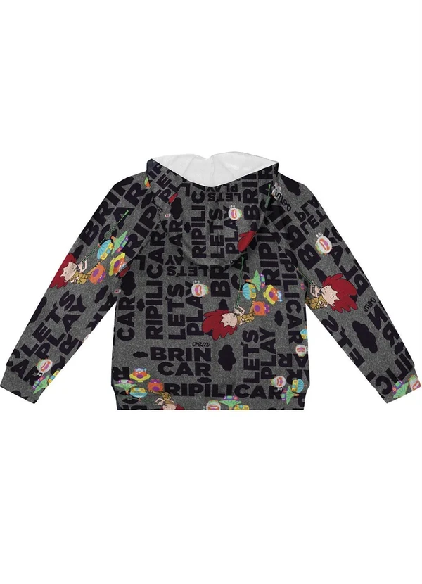 Lilica Ripilica - Conjunto Moletom com Capuz Cinza 6